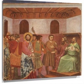 Lienzo Christ before Caiaphas